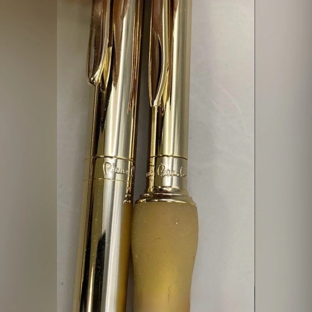 Pierre Cardin Luxurious Gold and Yellow Writing Set